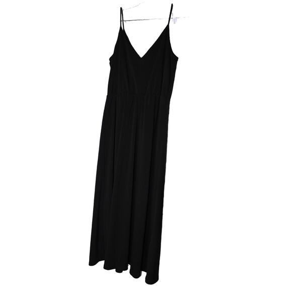 H&M V-Neck Slip‎ Dress Black Size Small - Picture 1 of 5